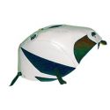 Tapis de reservoir BAGSTER HONDA CBR600F / SPORT 2002 BLANC/POINTES BLEU