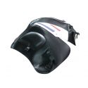 Tapis de reservoir BAGSTER HONDA XL1000V VARADERO 2011 NOIR/POINTE BLANCHE/DECO ROUGE/BLEU