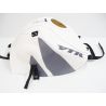 Tapis de reservoir BAGSTER HONDA VTR 1000 SP1 2002-2003 BLANC / POINTE ACIER 0