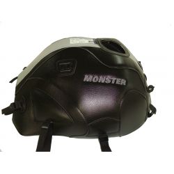 Tapis de reservoir BAGSTER DUCATI 600 620 695 750 900 1000 MONSTER S4 S2R S4R MONSTRO 2006 NOIR/BANDE GRISE CLAIR