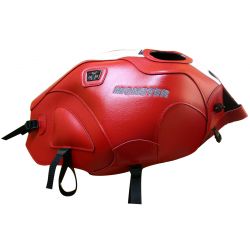 Tapis de reservoir BAGSTER DUCATI 600 620 695 750 900 1000 MONSTER S4 S2R S4R MONSTRO 2006-2008 ROUGE/BANDE BLANCHE