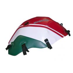 Tapis de reservoir BAGSTER DUCATI 600 620 695 750 900 1000 MONSTER S4 S2R S4R MONSTRO 2008 ROUGE / BLANC / VERT FONCE