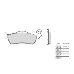 Plaquettes de frein Scooter métal fritté BREMBO 07001XS