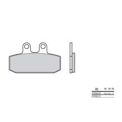 Plaquettes de frein Scooter métal fritté BREMBO 07006XS