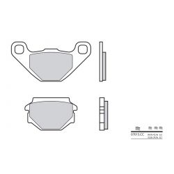 Plaquettes de frein carbone céramique Scooter BREMBO 07015CC