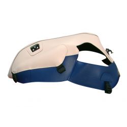 Tapis de reservoir BAGSTER TRIUMPH SCRAMBLER 2006-2007 BLANC / BLEU