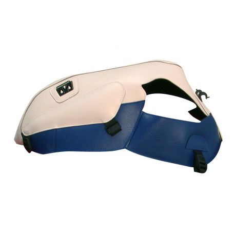 Tapis de reservoir BAGSTER TRIUMPH SCRAMBLER 2006-2007 BLANC / BLEU