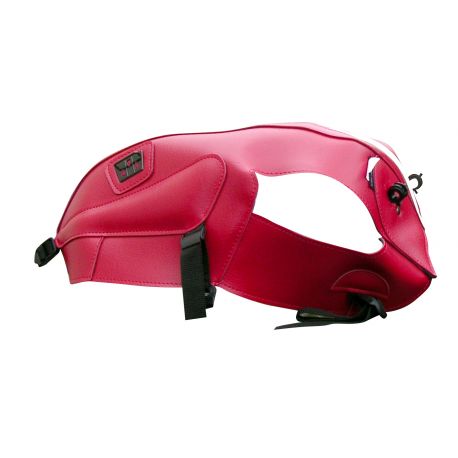 Tapis de reservoir BAGSTER TRIUMPH THRUXTON 900 2007-2008 ROUGE/BANDE BLANCHE