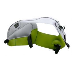 Tapis de reservoir BAGSTER TRIUMPH SCRAMBLER 2006-2008 GRIS CLAIR / VERT POMME