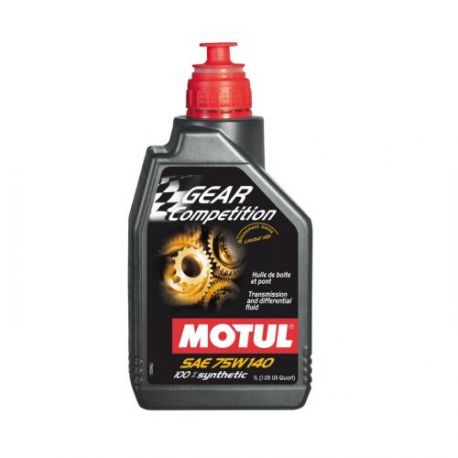 Huile boîte de vitesse MOTUL Gear Competition 75W140 100% synthèse 1L