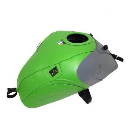 Tapis de reservoir BAGSTER KAWASAKI Z900 2019-2020 AVANT ORAGE /  RESTE VERT CANDY