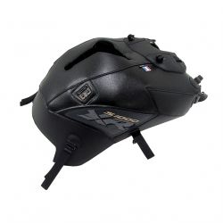 Tapis de reservoir BAGSTER BMW S1000XR 2015-2019 NOIR/NOIR MAT GRAINE/CARBONNE/DECO ANTHRACITE / LETTRES OR / ORAGE
