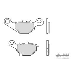 Plaquettes de frein BREMBO Scooter carbone céramique 07036CC