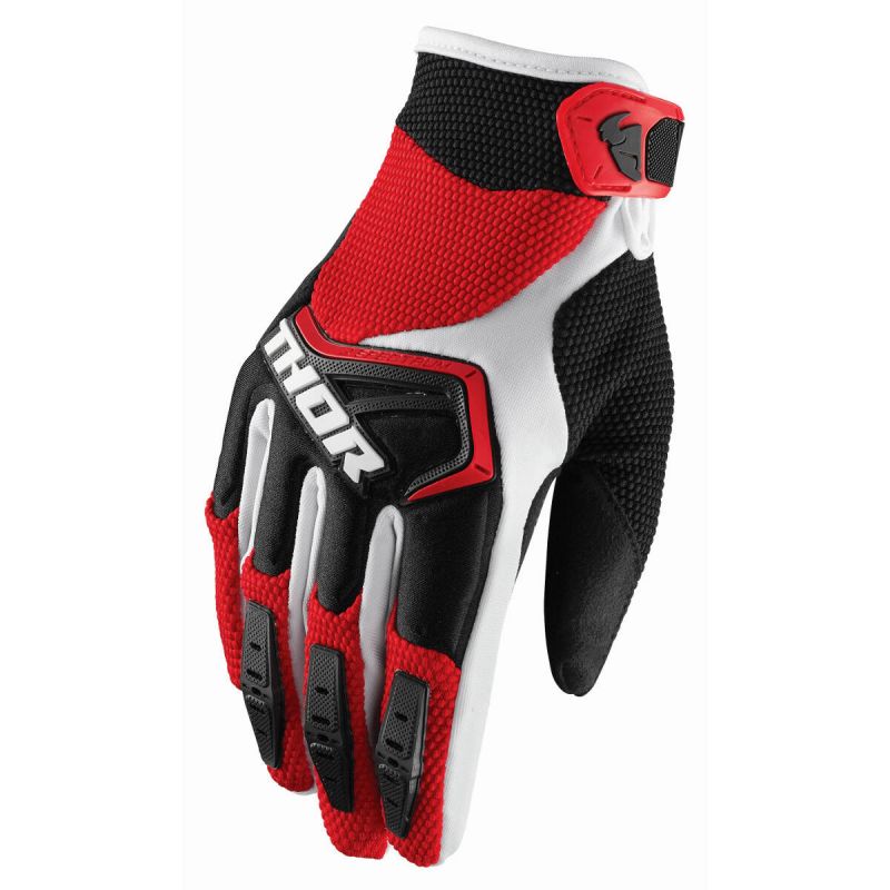 Gants moto cross Thor-MX 2022 Spectrum rouge/blanc XXL 3330-6842