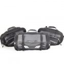 Sacoches cavaliere + sac polochon moto