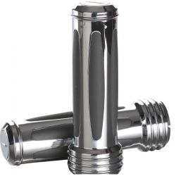 Paire de poignées moto custom cruiser 25.4mm