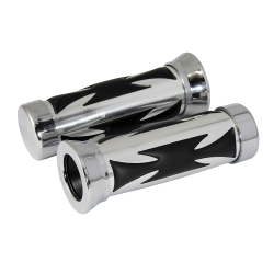 Poignees moto custom croix de malte