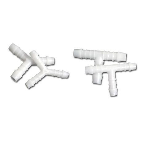 RACCORD PLASTIQUE EN ""T"" 8mm