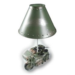Lampe de salon moto cruiser kaki