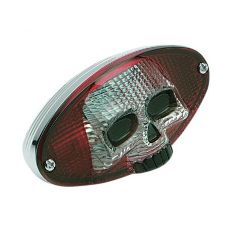 Feu arrère chromé SKULL LEDS