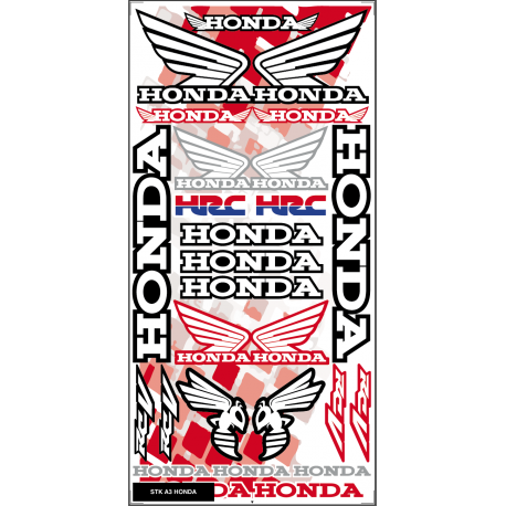 Planche autocollants HONDA