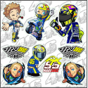 Planche autocollants VR46 VALENTINO ROSSI