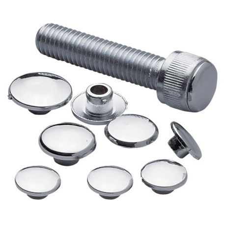 Capuchons chromes pour vis