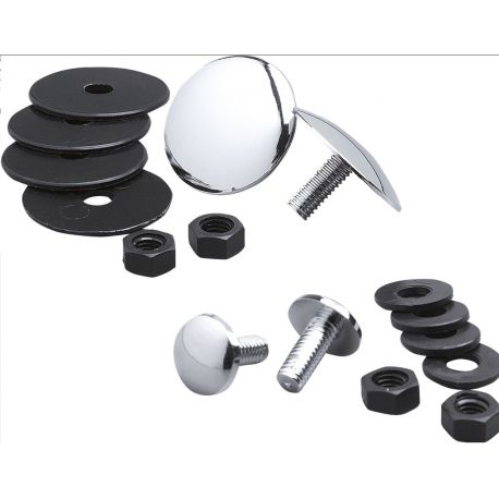 Capuchon chromé moto