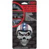 Emblème décoratif LETHAL THREAT RETRO BIKER SKULL 0