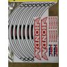 Kit déco jantes moto HONDA BLANC 0