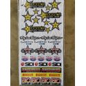 Planche autocollants ROCKSTAR