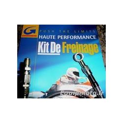 Durite de frein Goodridge Acier inox (1 Avant inox)