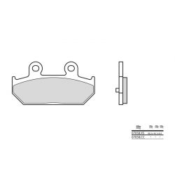 Plaquettes de frein moto BREMBO 07058XS métal fritté