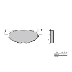 Plaquettes de frein moto BREMBO 07059XS métal fritté