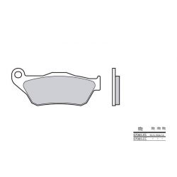 Plaquettes de frein moto BREMBO 07065XS métal fritté