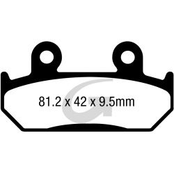 Plaquettes de frein moto organique GOODRIDGE G160ST