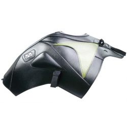Tapis de reservoir BAGSTER HONDA CBF600S tête de fourche 2010-2011 NOIR/DECO OLIVE