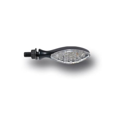 Clignotants Oval à Led blanc à bord carbone