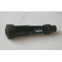 Anti-parasite moto NGK SB05F noir pour bougie sans olive