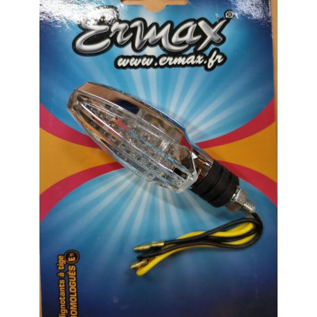 Clignotants amande chrome led ERMAX