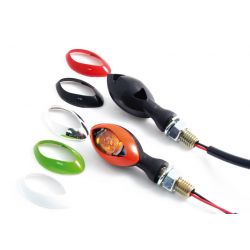 Mini clignotants moto LUCKY 6 coloris fournis