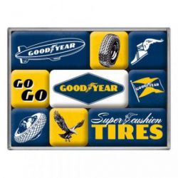 Lot d'aimants magnetique GOODYEAR