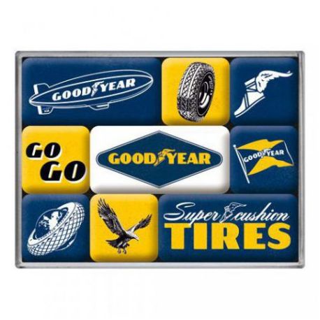 Lot d'aimants magnetique GOODYEAR