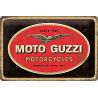 Plaque métal decorative MOTO GUZZI MOTORCYCLES 0