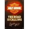 Plaque métal decorative HARLEY DAVIDSON NEON 0