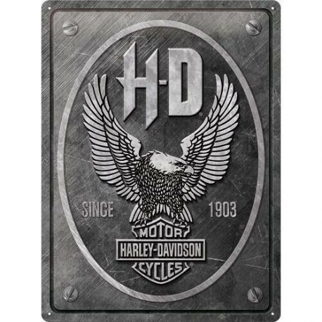 Plaque métal decorative HARLEY DAVIDSON EAGLE Plaque métal decorative HARLEY DAVIDSON EAGLE
