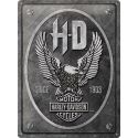 Plaque métal decorative HARLEY DAVIDSON EAGLE