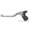Levier long + cocotte d'embrayage BIHR aluminium coulé poli/noir universel