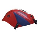 Tapis de reservoir BAGSTER HONDA CBR125 CBR250 2005 ROUGE / POINTE BLEU DE CHINE 2005 ROUGE/POINTE BLEU DE CJHINE