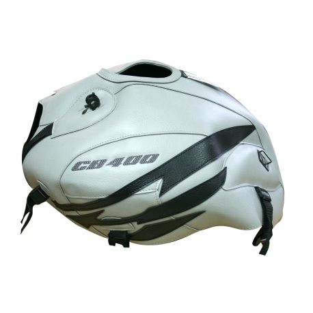 Tapis de reservoir BAGSTER HONDA CB 400 2004-2005 GRIS CLAIR/DÉCO NOIRE